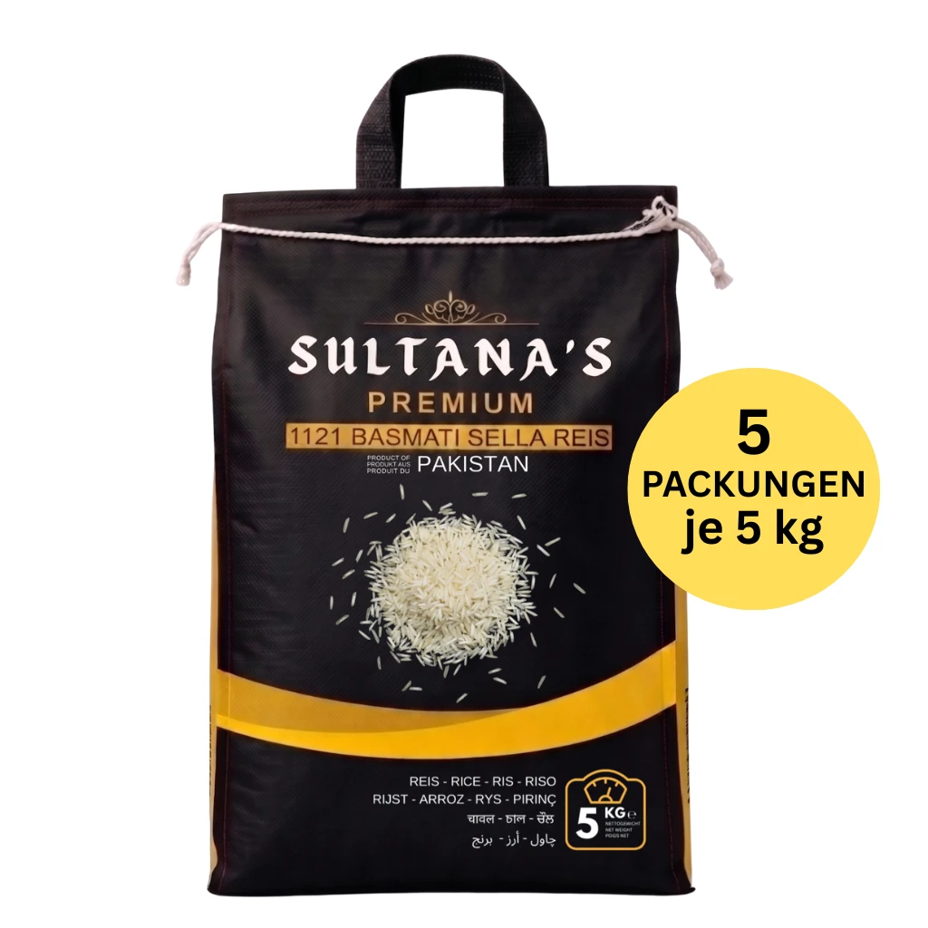 Basmati Sella Reis 25kg - 1121 Extra Langkorn