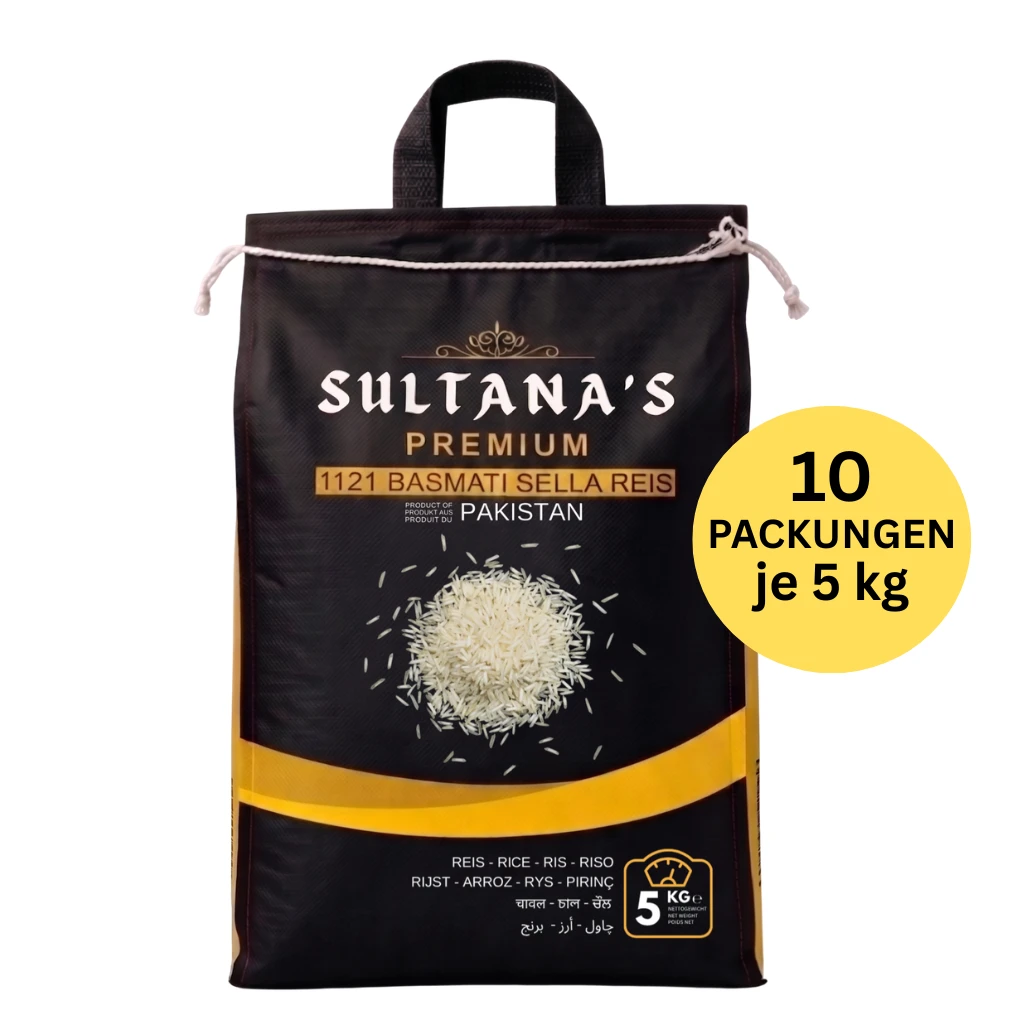Basmati Sella Reis 50kg - 1121 Extra Langkorn