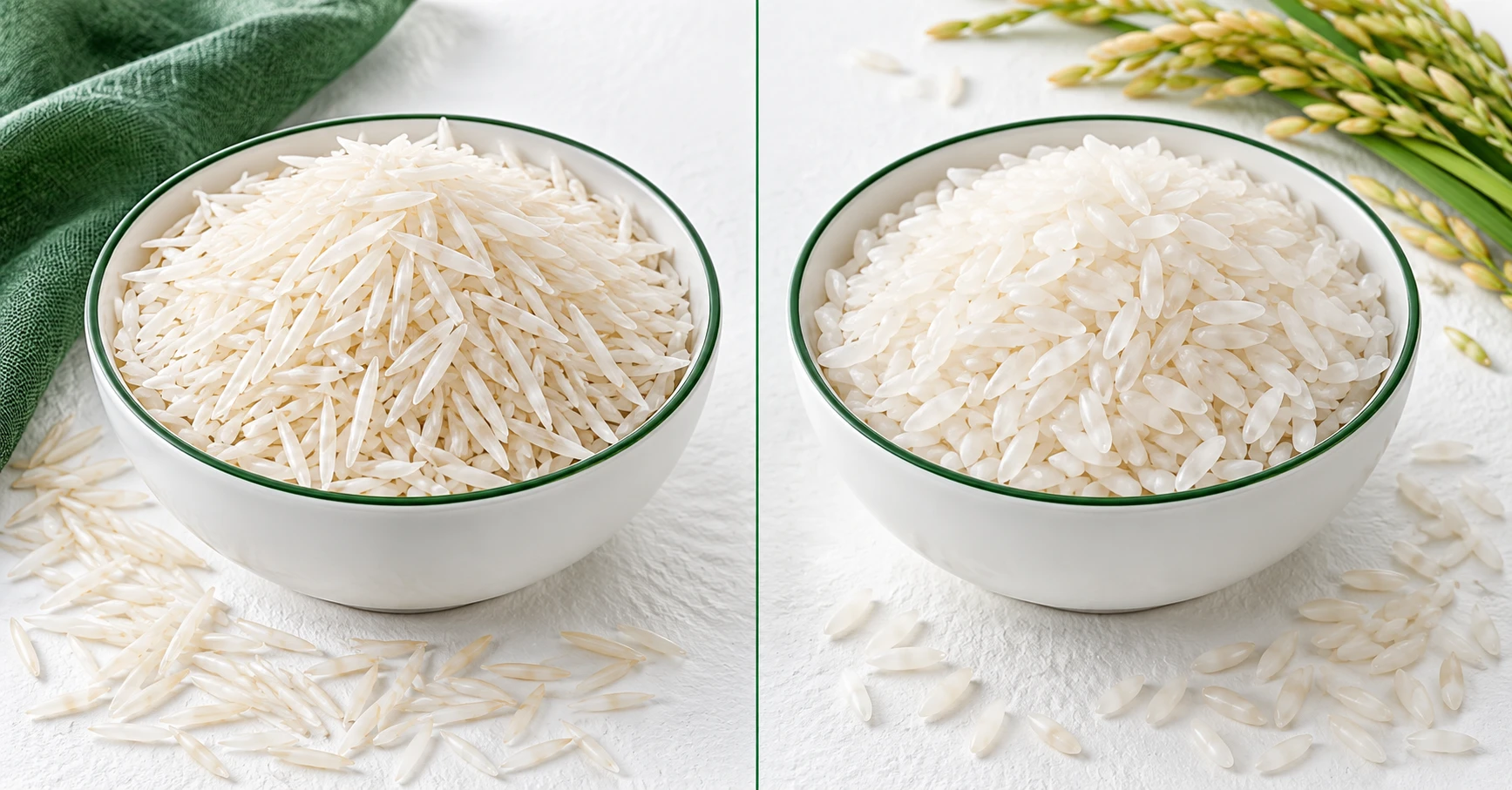 Unterschied zwischen Basmatireis und Jasminreis